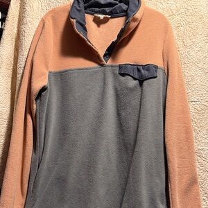 Entro Women's Two-Tone Sweatshirt - Gray and Tan